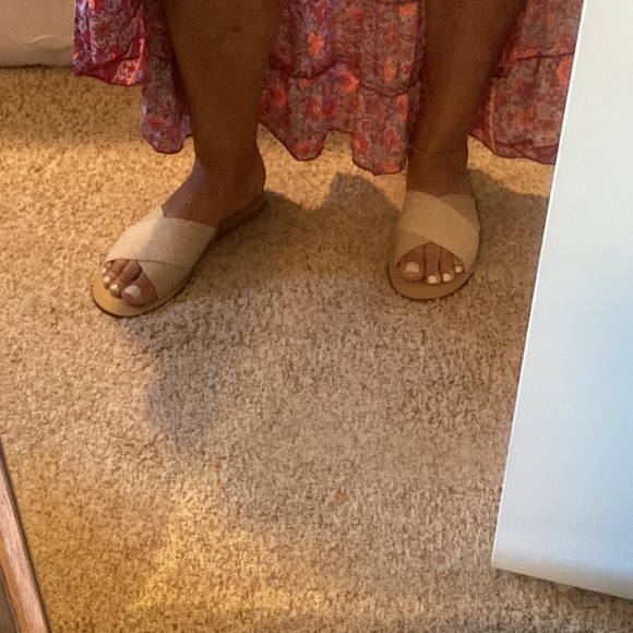 Rag & Bone fabric criss-cross slides - Picture 5 of 8